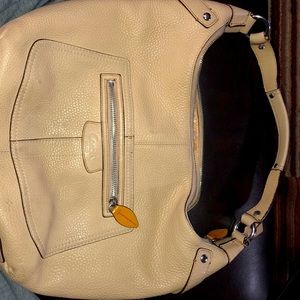 Coach leather boho bag